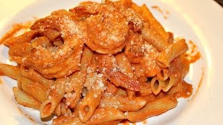 Penne Pasta Recipe with Shrimp [upl. by Aruabea]