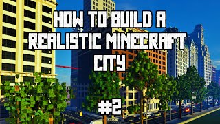 How To Build a Realistic Minecraft City  EP 2  Realistic Apartment Buildings [upl. by Kamilah]