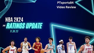 nba2k24 2nd 2kratings Update  Official Roster Update 113023 [upl. by Suolekcin]