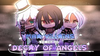 League of Villains react to Decay of Angels  MHA x BSD  11  Rushed [upl. by Smoht]