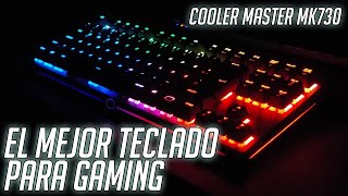 ¡EL MEJOR TECLADO PARA GAMING COOLER MASTER MK730 PRUEBA DE SONIDO [upl. by Kester551]