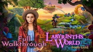 Labyrinths Of The World 10  Fools Gold Collectors Edition Full Walkthrough [upl. by Ahsekyt28]