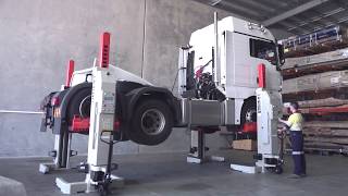 Levanta  TechLift Mobile Column Lifts [upl. by Shreve20]