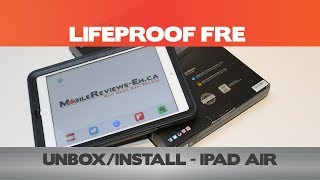 LifeProof Fre for the iPad Air  UnboxInstallation  iPad Cases [upl. by Yvaht]