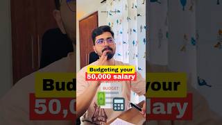 50000 Salary Plan  Budget your monthly income shorts savings investment personalfinance viral [upl. by Pallua]