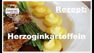 Herzoginkartoffeln  Spritzerdäpfel Rezept  Beilage für Bratenrezepte [upl. by Naujyt893]