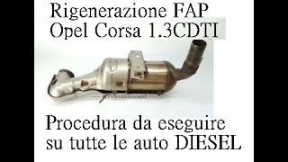 Rigenerazione forzata FAP Filtro Antiparticolato per accensione spia o auto ingolfata DIESEL [upl. by Sterling]