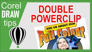 Double Powerclip in CorelDraw X3 [upl. by Nayarb]