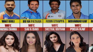 Indian cricket player all wife comparison [upl. by Banna]