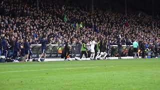 This is how Leeds UNITED fans rejoice over last minute goal [upl. by Nanny565]