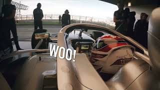 Primeira volta de Hamilton no Mercedes W10 F1 2019 em Silverstone [upl. by Eciram49]