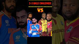 VIRAT amp HARDIK VS RUSSELL amp POLLARD 😱 BATTING COMPARISON 😱 realcricket24 realcricket22 shorts [upl. by Eive]