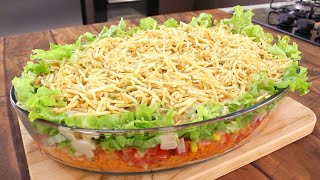 SALADA SIMPLES E DELICIOSA Molho Perfeito [upl. by Strait324]