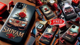 Viral AI Photo Editing  Mobile Cover Name Photo Editing  Bing Image creator AI [upl. by Noelopan]