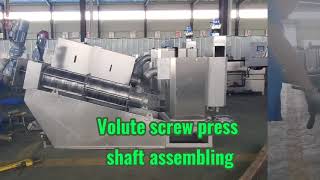 Volute Screw Press Assembling [upl. by Nam]