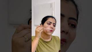 మూతి మీద hair ని ఇలా shave చేస్తాను…  unwanted hair removing tip unwanted hairremoval useful [upl. by Nassi]