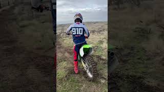 Warming Up an Original 1998 KX250 2Stroke Before Ripping It [upl. by Nealah]