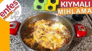 Kıymalı Mıhlama Tarifi  Erzurum Kıymalı Yumurta  Kıymalı Yumurtalı Soğan Kavurması [upl. by Ttessil]