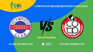 CAMPEONATO BRASILEIRO INTERCLUBES  VÔLEI MASC SUB 19  OCMG x COSP [upl. by Kunin]