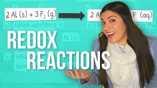 Oxidation and Reduction Redox Reactions StepbyStep Example [upl. by Jaylene]