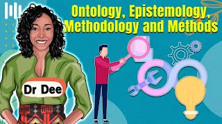 Ontology epistemology methodology and methods I Dr Dee [upl. by Aicnilav]