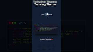 🎨 Build a Stunning Tailwind Theme with CSS 💻✨  shorts shortsvideo weblayout n cssgridlayout [upl. by Yadrahc]