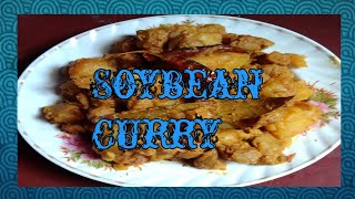 soybean recipe bengalisoya chunks currysoya chunks recipesoyabean chilli [upl. by Panthia]