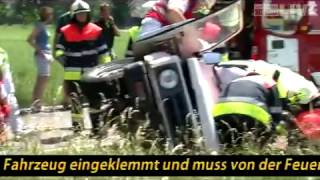 Lauterach Frontalcrash auf der Senderstraße [upl. by Dimah]