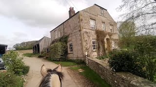 Bella rides along the beautiful village of Sinnington The Old Red telephone box amp Stone Bus Shelter [upl. by Nonad]