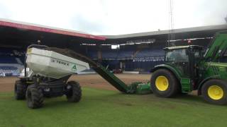 Kenilworth Road pitch update 2014  part one [upl. by Anatniuq]