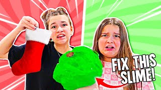 CHRISTMAS STOCKINGS PICK Our SLIME INGREDIENTS  JKREW [upl. by Chara846]