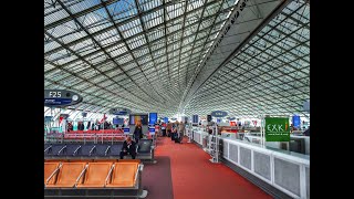 PARIS CHARLES DE GAULLE AIRPORT  TERMINAL 2F [upl. by Tiffany452]