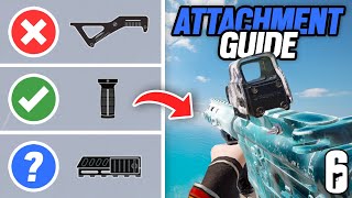 The BEST Attachments for Year 9  R6 Siege Attachment Guide [upl. by Tuddor]