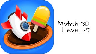 Match 3D  Matching Puzzle Game Level 15 [upl. by Nilorac]