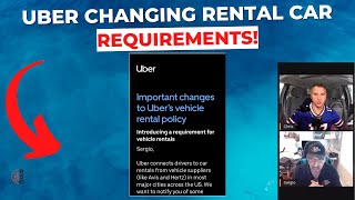 Uber Moving Goalposts On Rentals  Will This Help With Oversaturation [upl. by Anaert40]