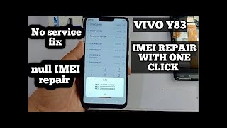 VIVO Y15 imei null baseband unknown meid null fix repair security done successful 2024 [upl. by Caniff]