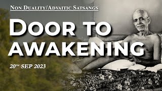 596 Bhagavan Ramana Satsang  Door to awakening [upl. by Terri]