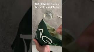 AG1 Athletic Greens Mixability and Taste [upl. by Kidder628]