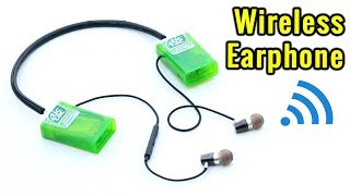 How to make Wireless Earphones at Home [upl. by Marijo]