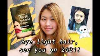 achieve ba ang warm mocha  hairfix coloring shampoo [upl. by Haissi583]