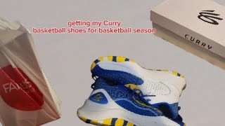 getting my curry basketball shoes vloge [upl. by Adihaj]