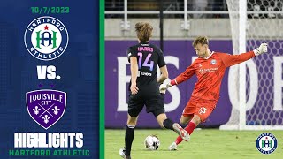 Hartford Athletic vs Louisville City FC 11  USL Championship [upl. by Enajharas]