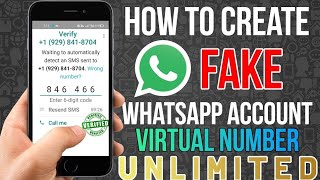 Fake whatsapp kaise banta hai  How to create Fake WhatsApp account 2024 [upl. by Vivian]