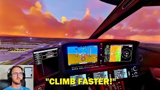 Most INTENSE Departure I’ve Flown in Microsoft Flight Simulator with ATC [upl. by Annet]