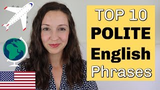 TOP 10 Polite English Expressions Advanced Vocabulary Lesson [upl. by Nasas]