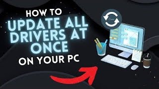 How to UPDATE ALL DRIVERS on WINDOWS at ONCE [upl. by Montano]