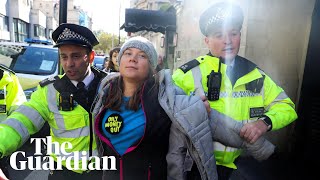 Greta Thunberg arrested after joining hundreds of climate protesters in London [upl. by Fitzhugh163]