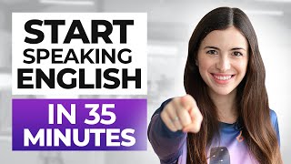 ALL the ENGLISH BASICS you need  Learn English IN 35 MINUTES [upl. by Butler]