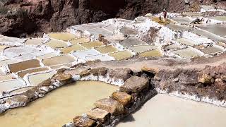 The Salineras de Maras abbeystevesrockinadventure7893 perutravel marasperu saltflats [upl. by Nadabas]