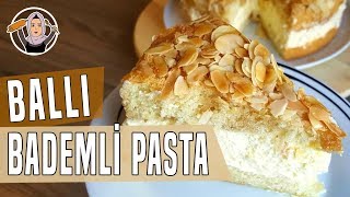 Ballı Bademli Pasta Tarifi  Alman Pastası  Hatice Mazı ile Yemek Tarifleri [upl. by Anaes]